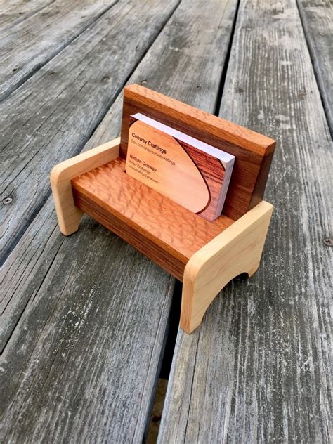 wood business card holder plans.